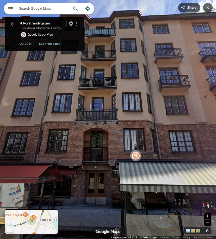 Near 4 Rörstrandsgatan