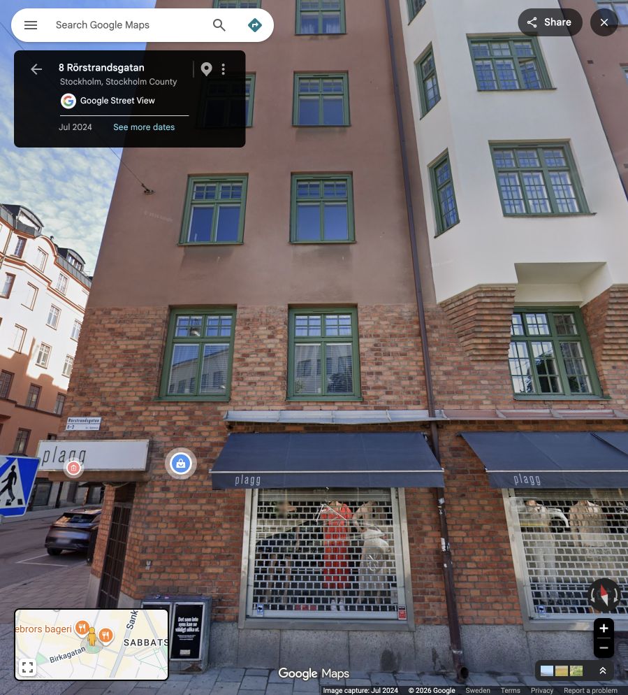 Near 8 Rörstrandsgatan