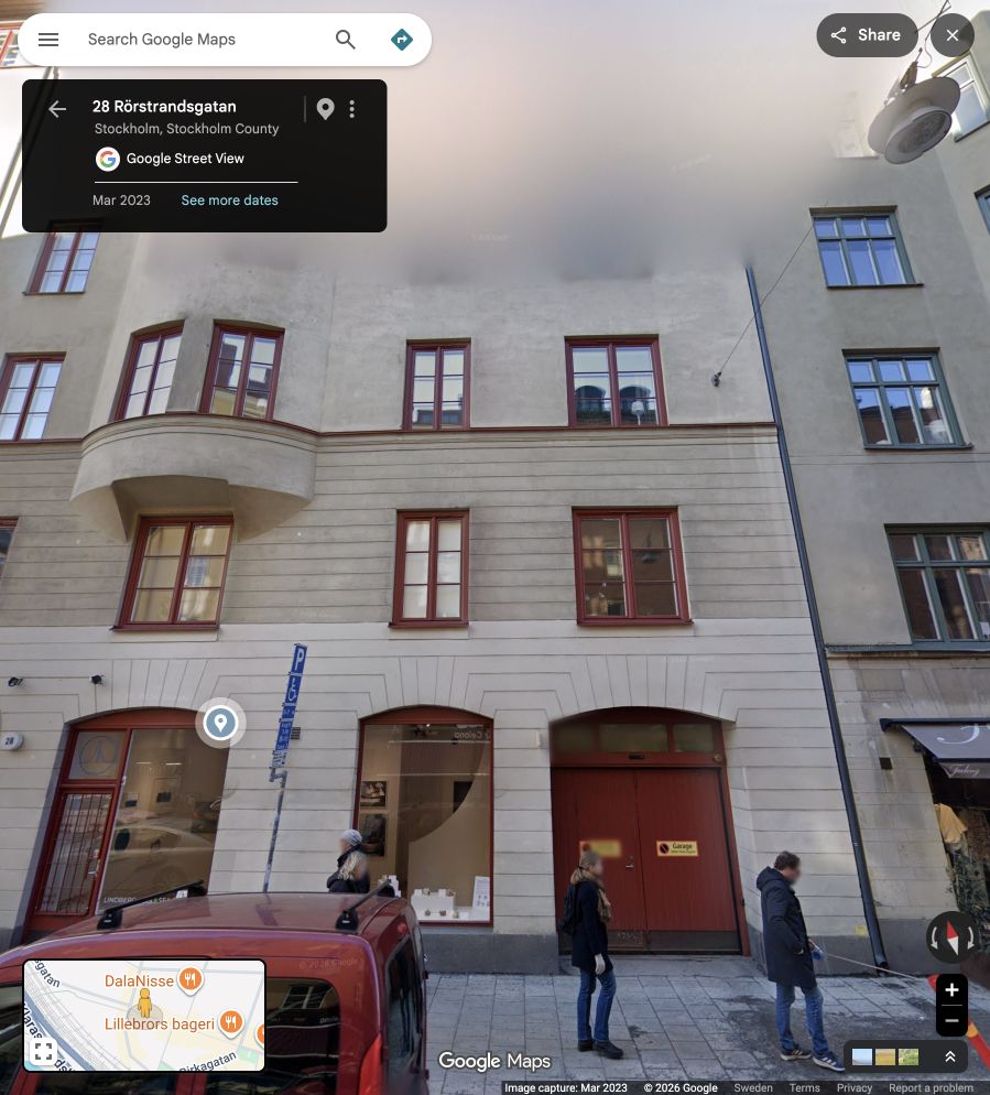 Near 28 Rörstrandsgatan