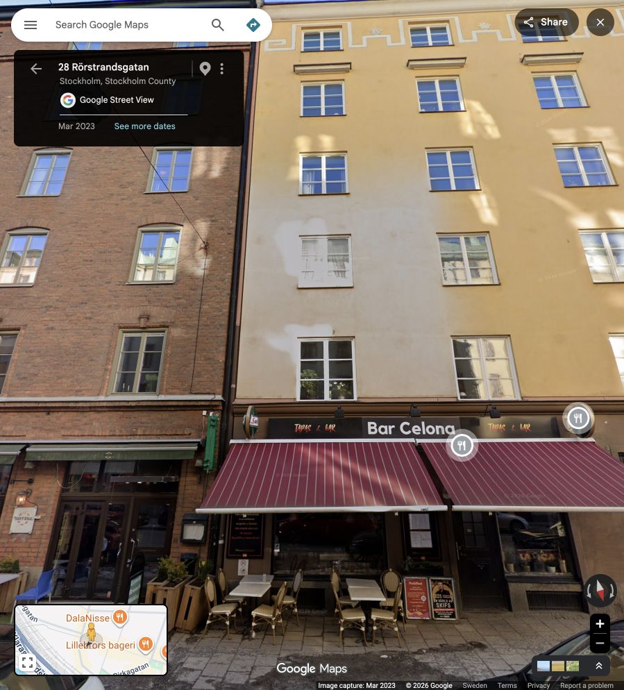 Near 28 Rörstrandsgatan