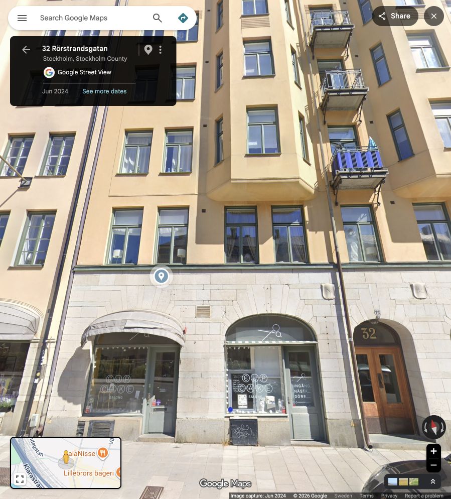 Near 32 Rörstrandsgatan