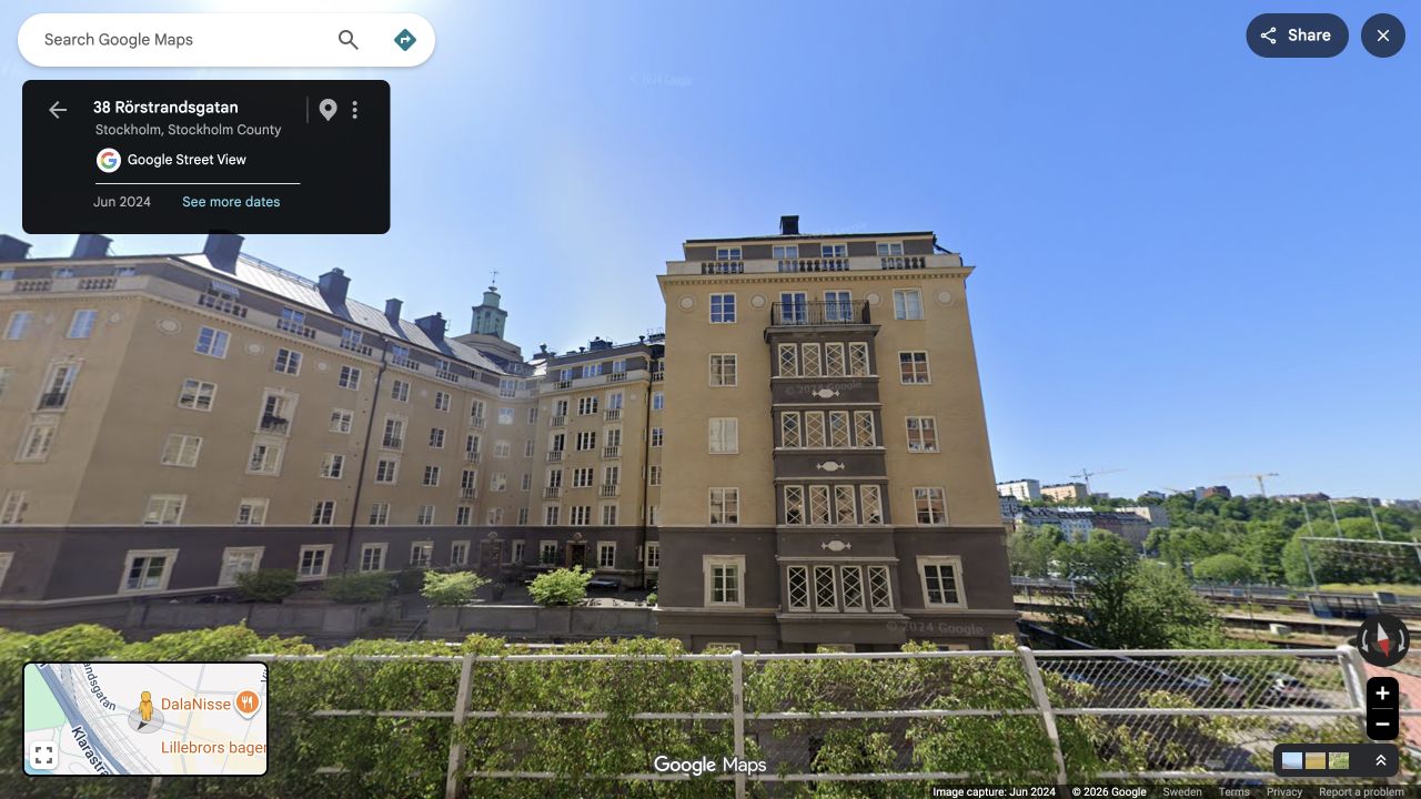 Near 38 Rörstrandsgatan