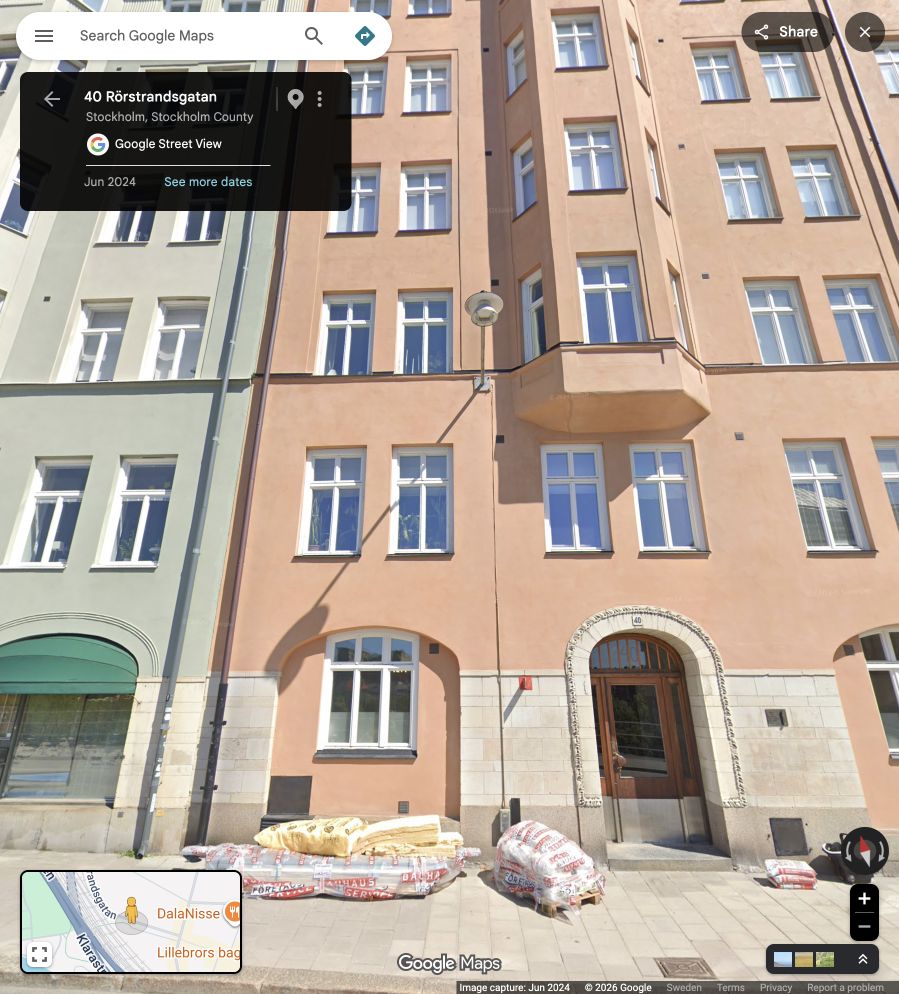 Near 40 Rörstrandsgatan