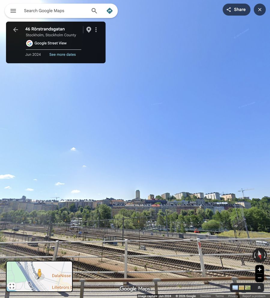 Near 46 Rörstrandsgatan