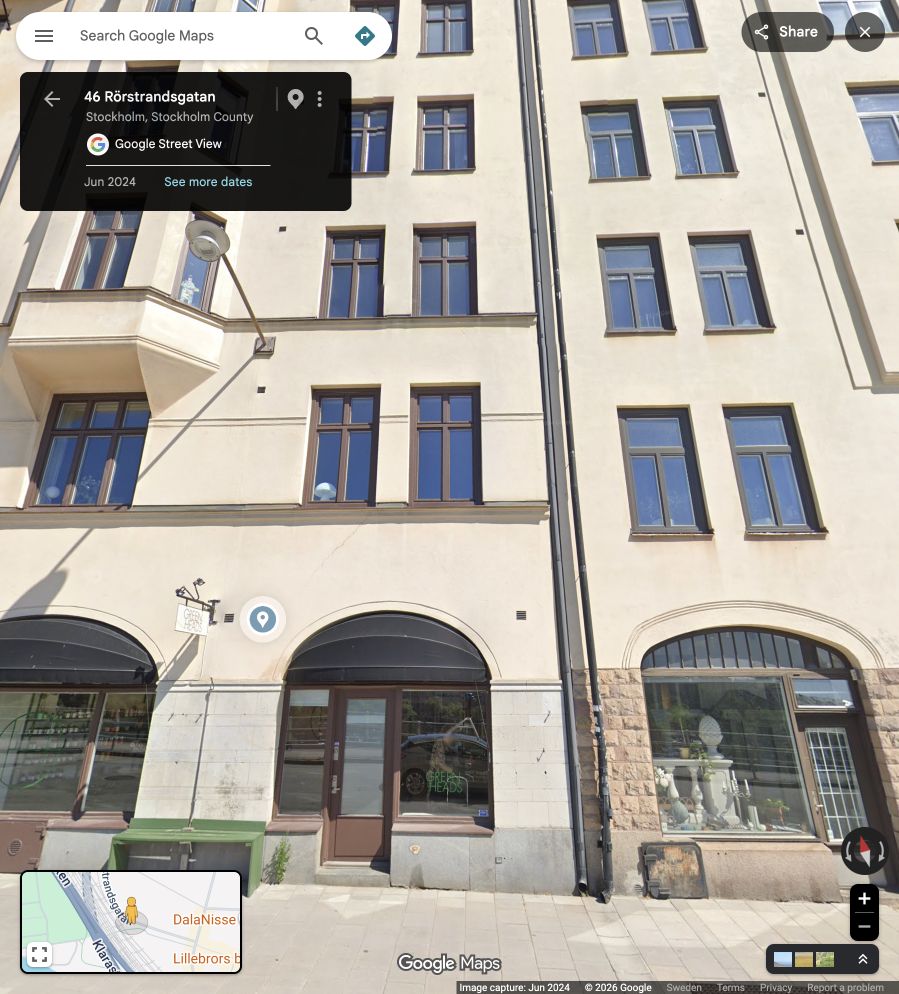 Near 46 Rörstrandsgatan