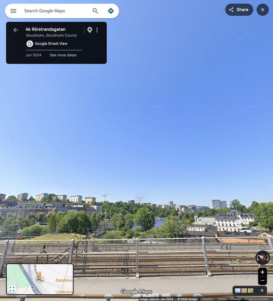 Near 46 Rörstrandsgatan