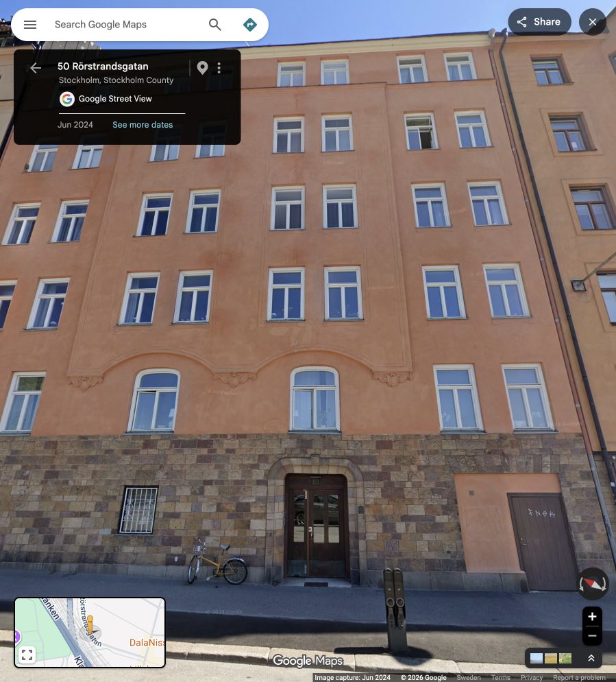 Near 50 Rörstrandsgatan