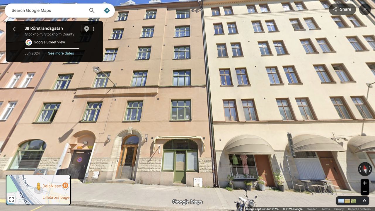 Near 38 Rörstrandsgatan