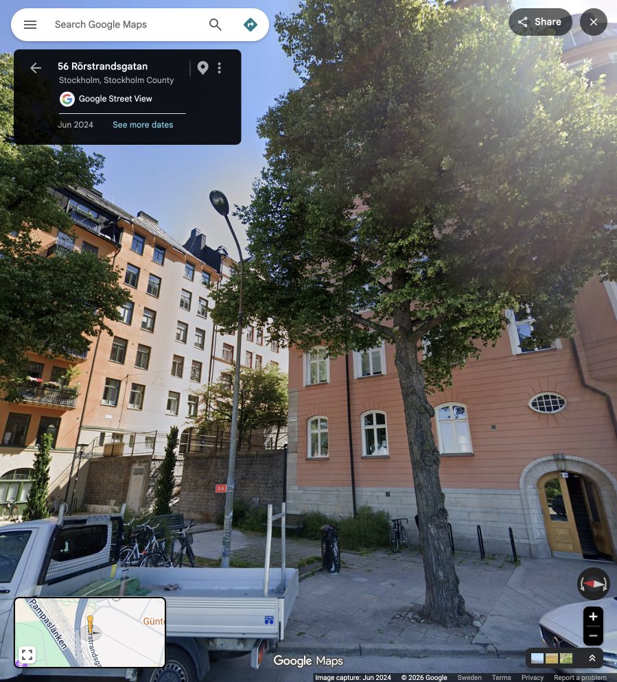 Near 56 Rörstrandsgatan