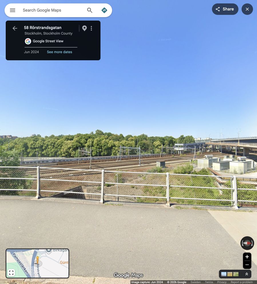 Near 58 Rörstrandsgatan