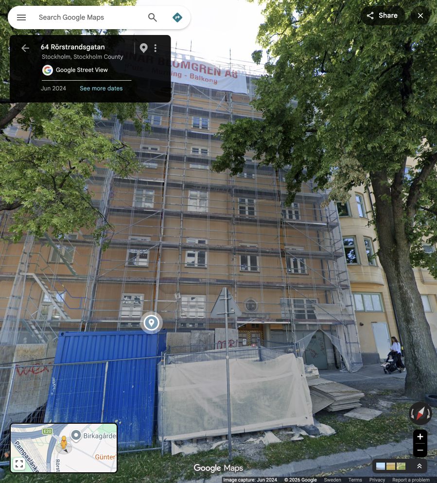 Near 64 Rörstrandsgatan