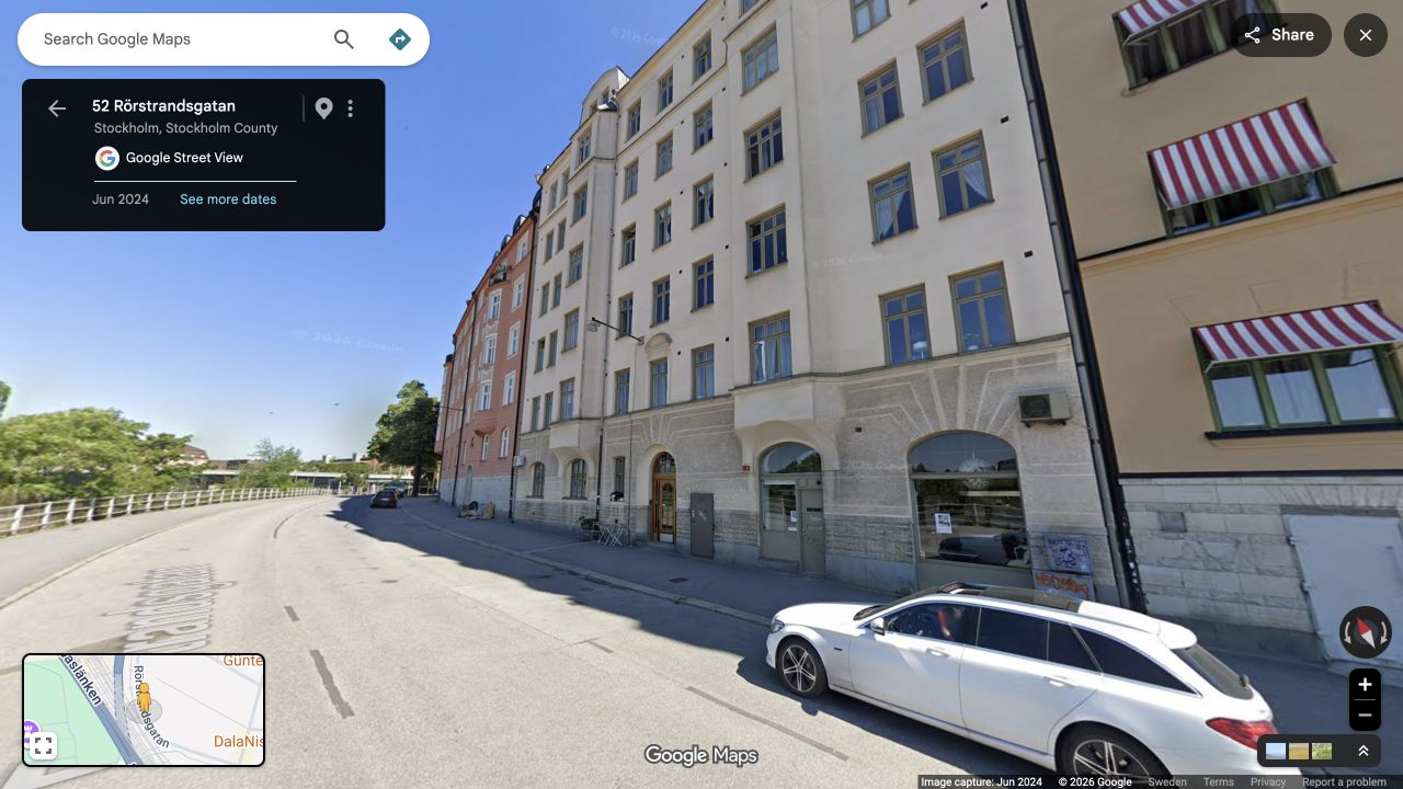 Near 52 Rörstrandsgatan