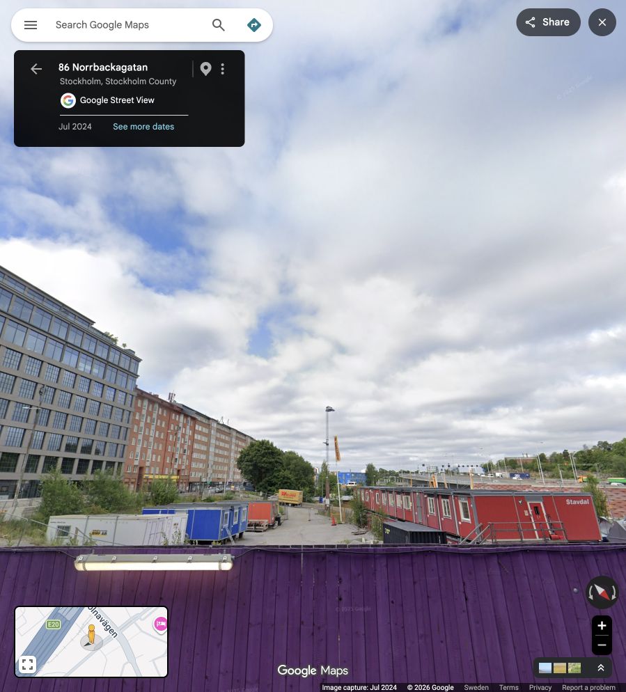 Near 86 Norrbackagatan