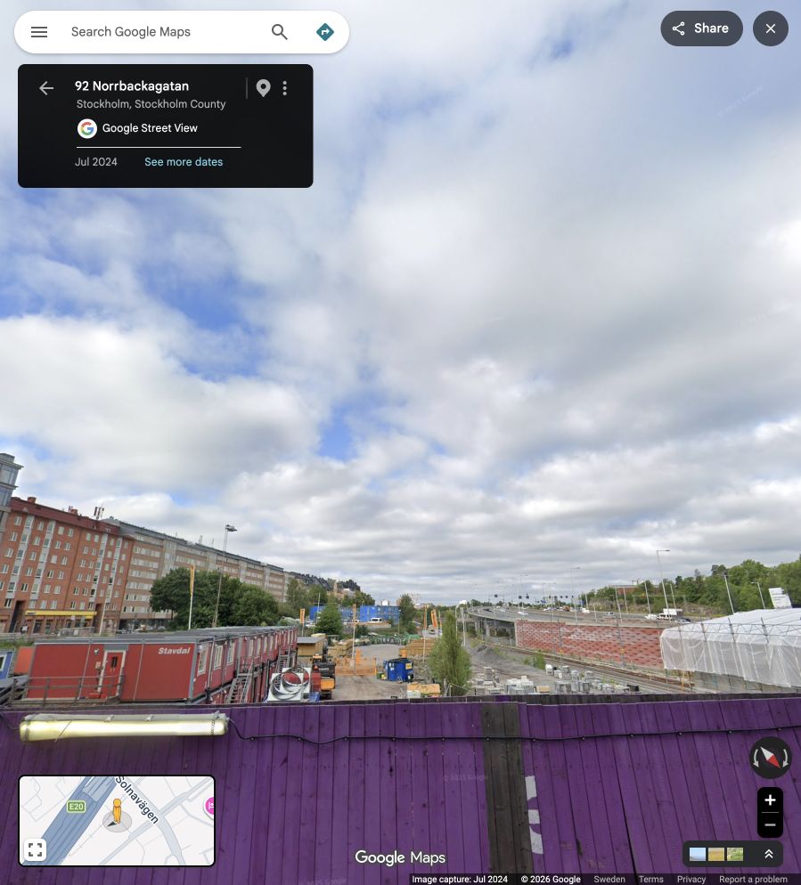 Near 92 Norrbackagatan