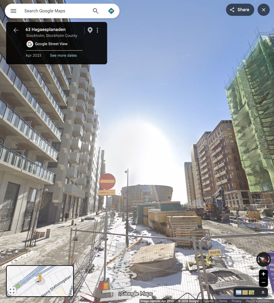 Near 63 Hagaesplanaden