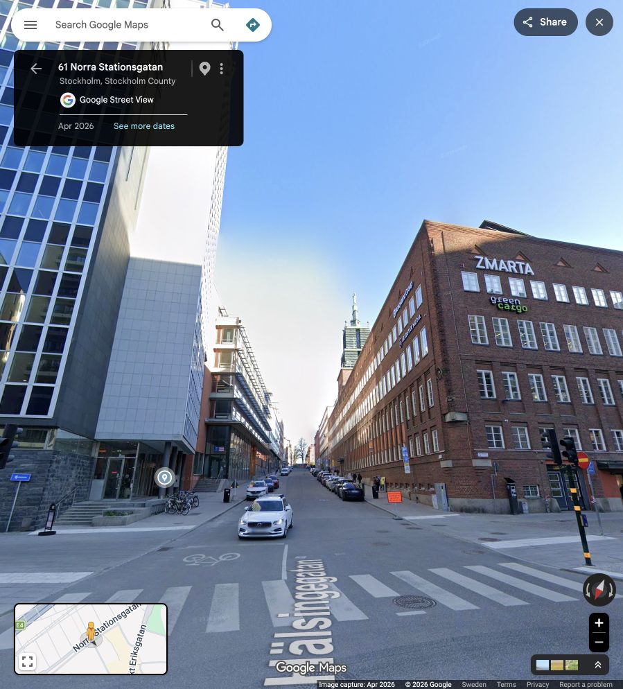 Near 61 Norra Stationsgatan