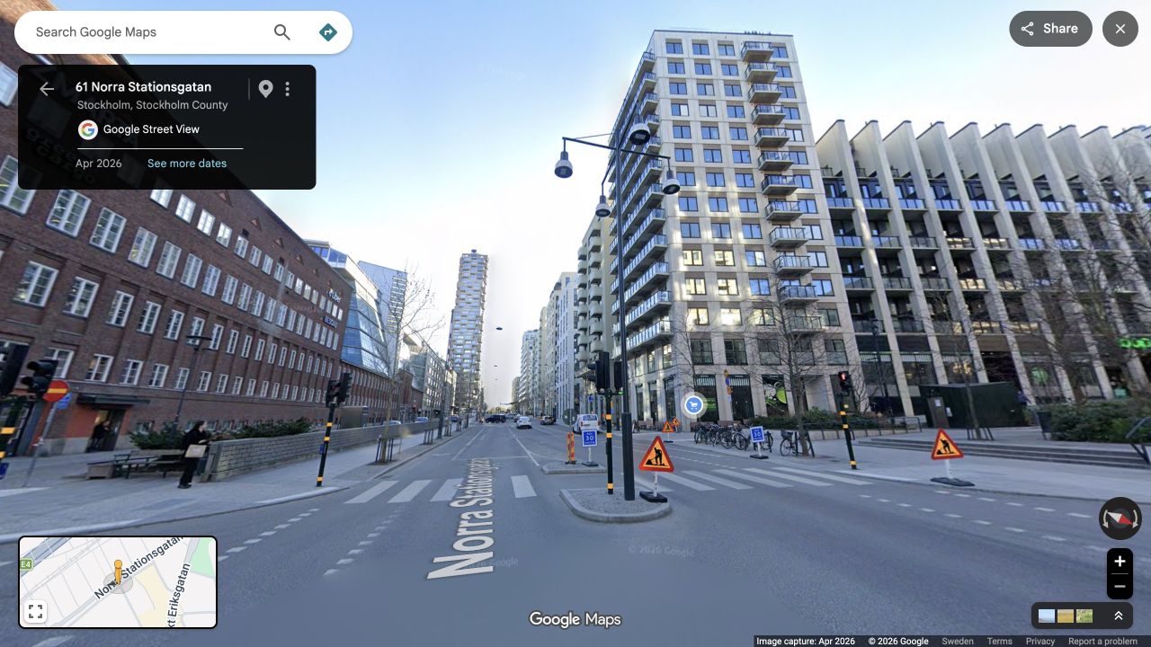 Near 61 Norra Stationsgatan