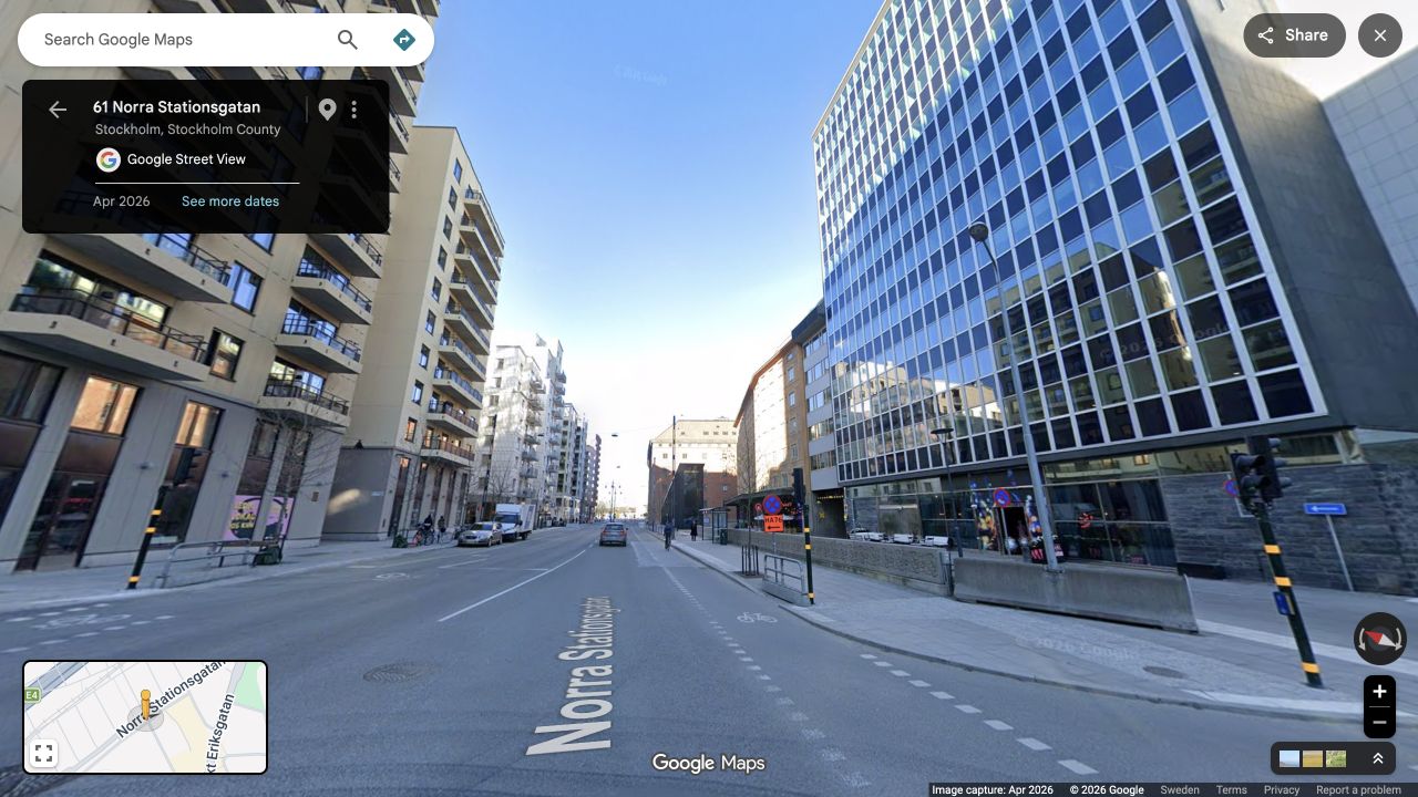 Near 61 Norra Stationsgatan